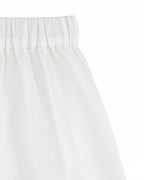 YRIO Linen Shorts — Porcelain White
