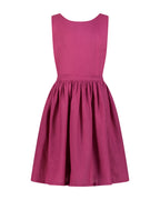 YRIO Cross-Back Dress — Raspberry Rose