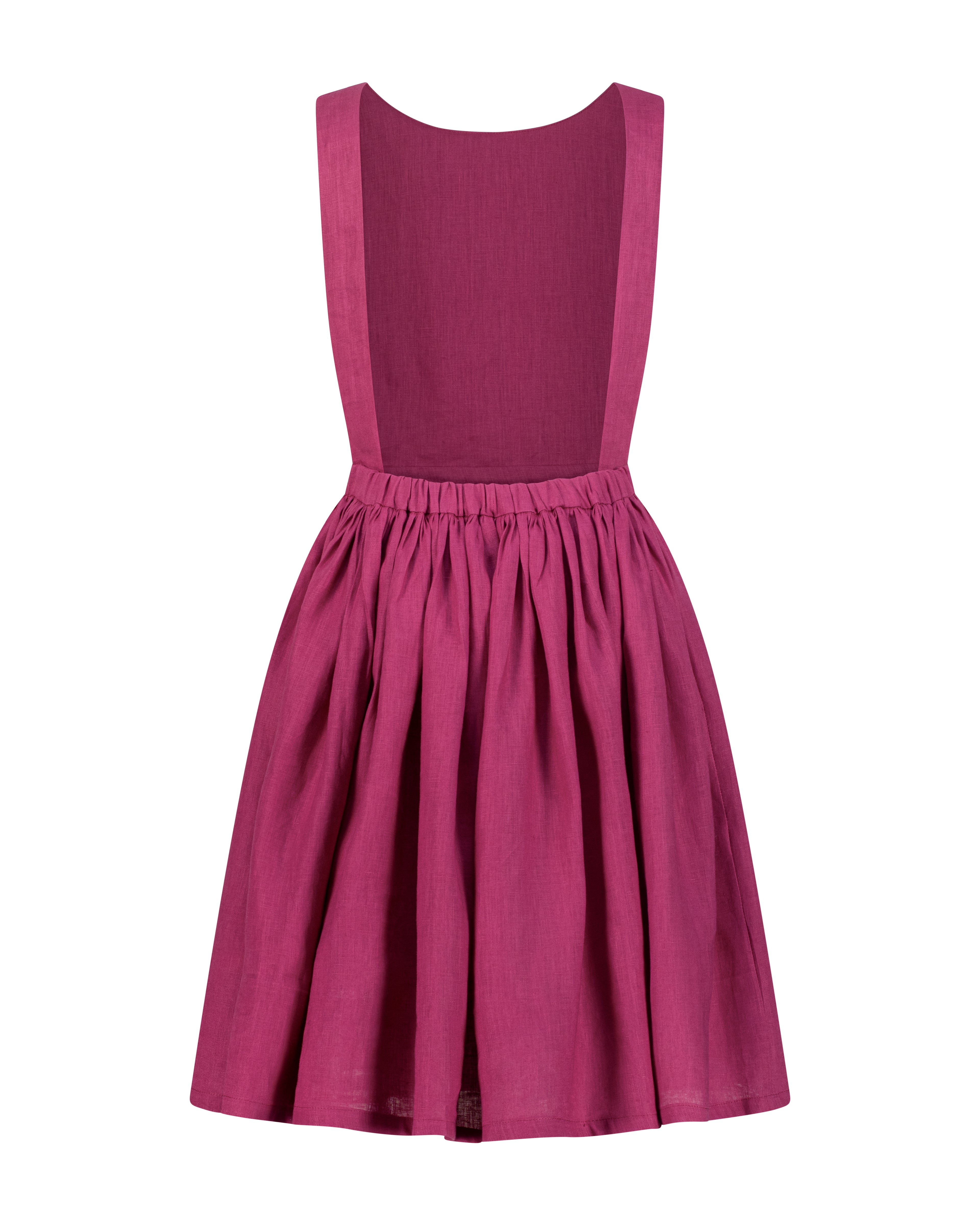 YRIO Cross-Back Dress — Raspberry Rose