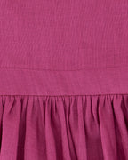YRIO Cross-Back Dress — Raspberry Rose