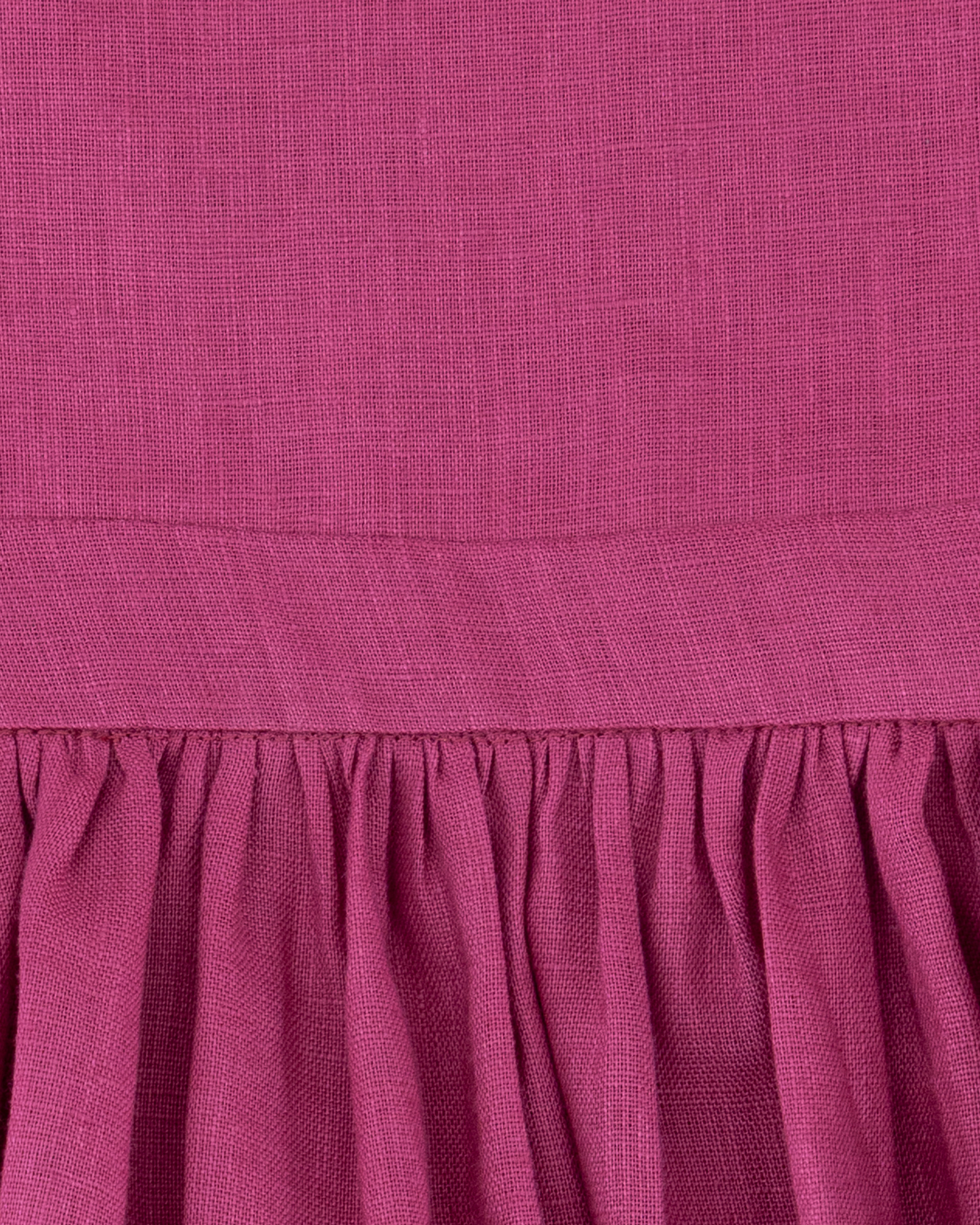 YRIO Cross-Back Dress — Raspberry Rose