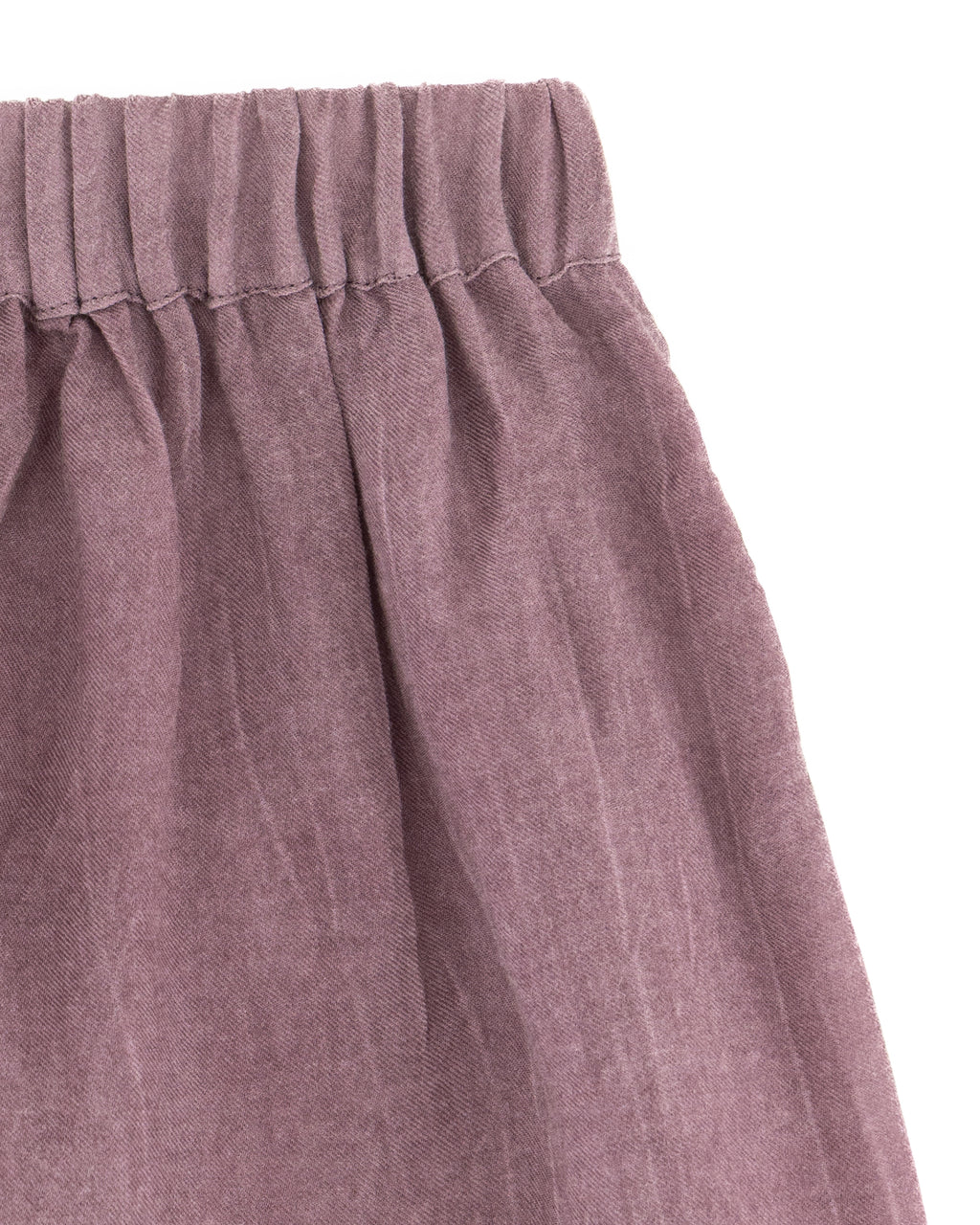 YRIO Wide-Leg Trousers — Rosewood Blush
