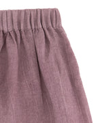 YRIO Wide-Leg Trousers — Rosewood Blush