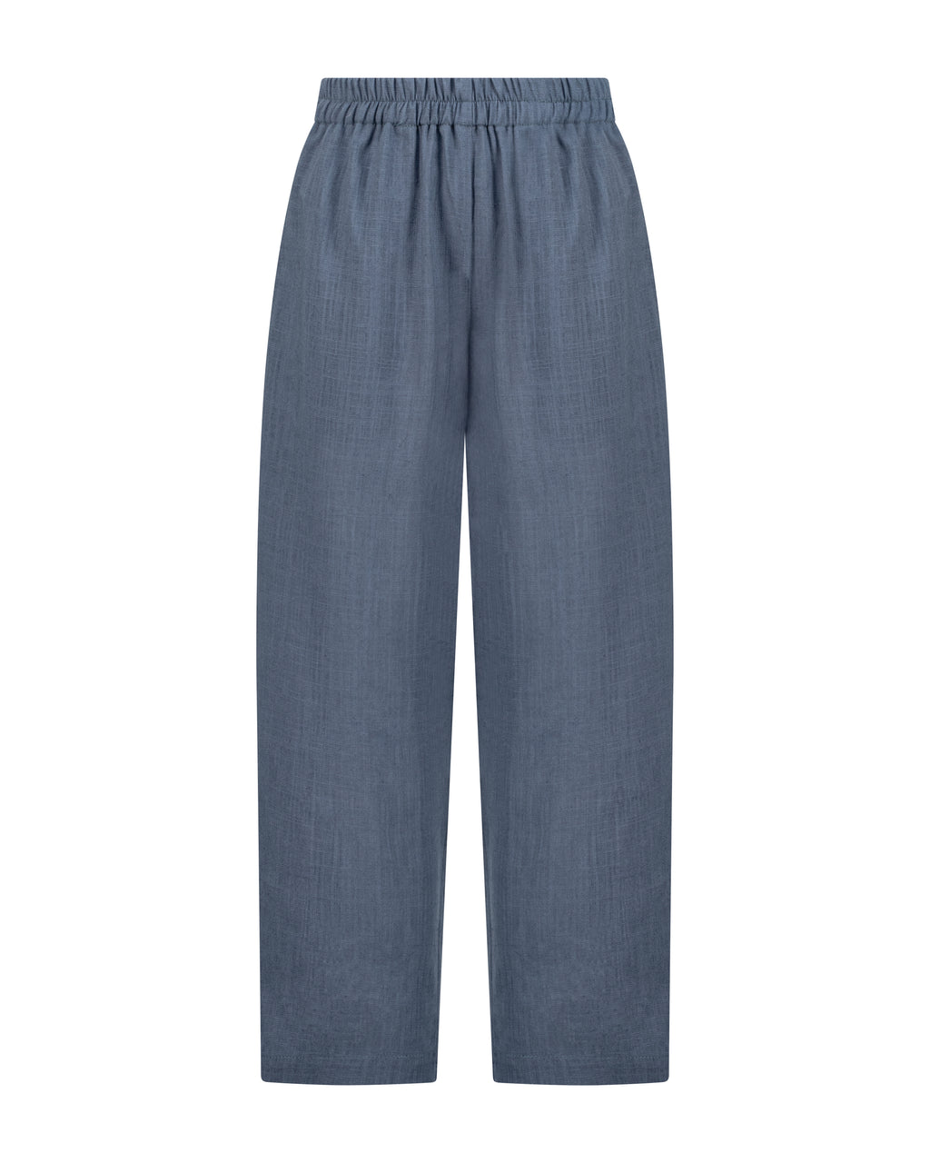 YRIO Wide-Leg Trousers — Coastal Blue