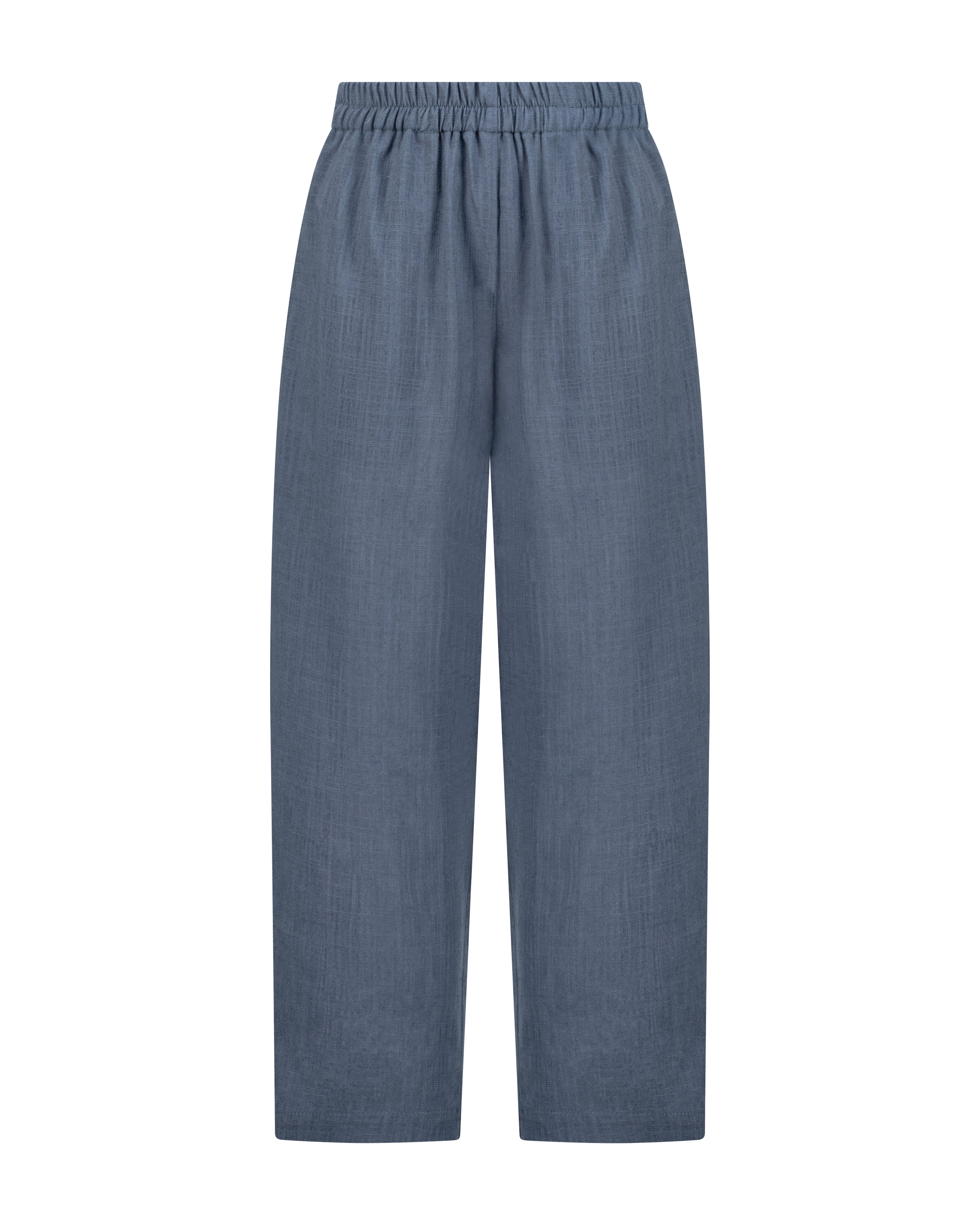 YRIO Wide-Leg Trousers — Coastal Blue
