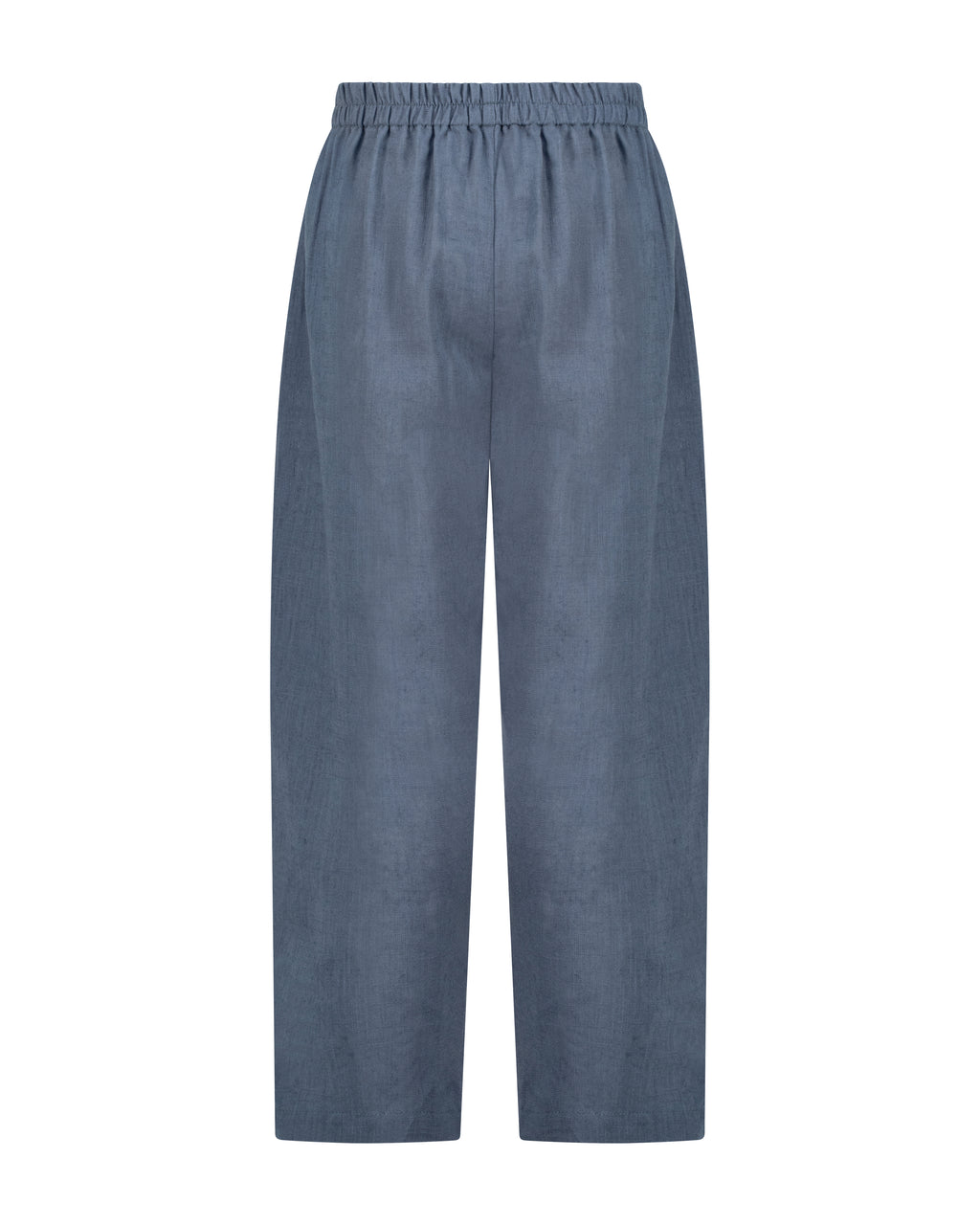 YRIO Wide-Leg Trousers — Coastal Blue