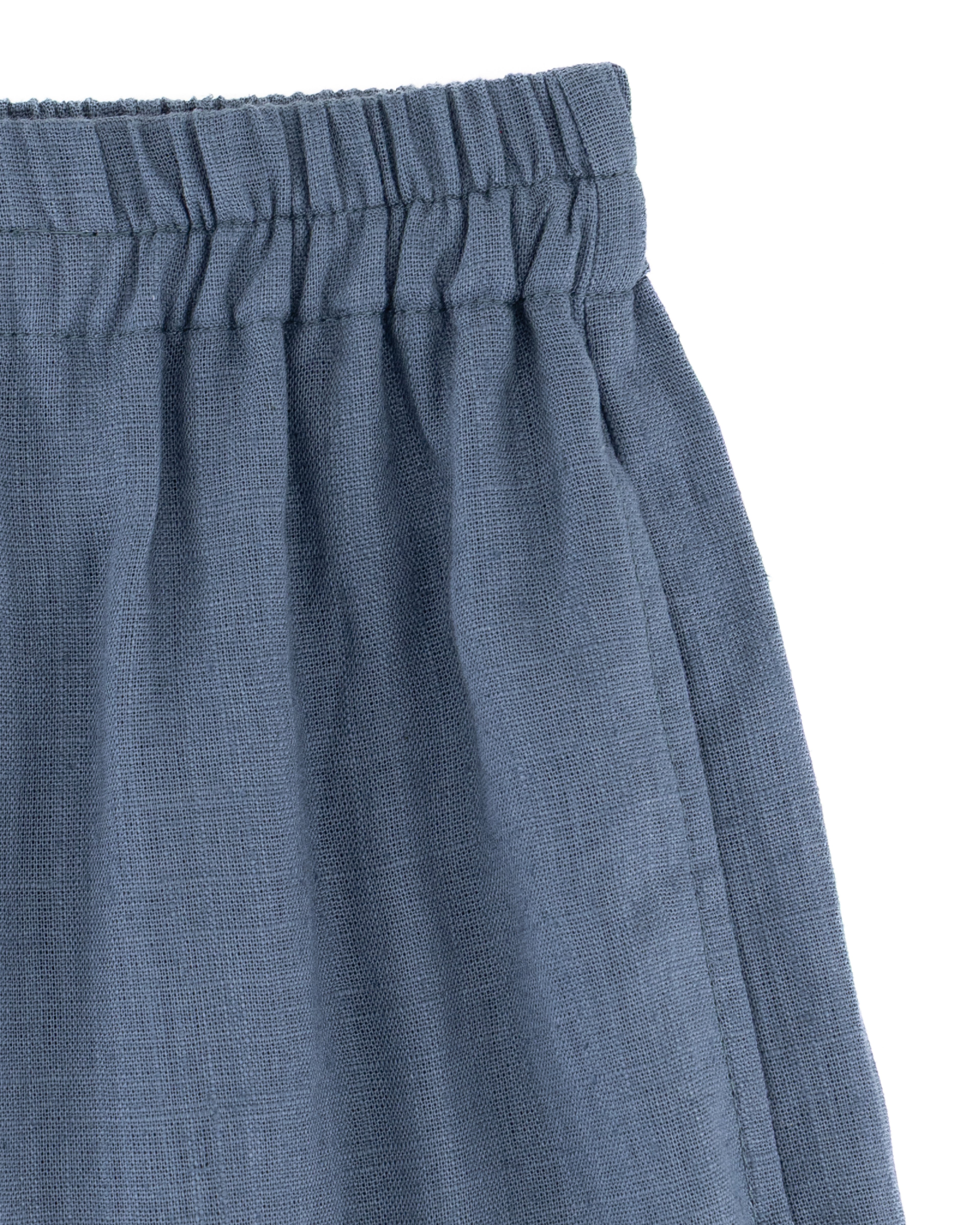 YRIO Wide-Leg Trousers — Coastal Blue
