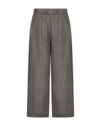 YRIO Wide-Leg Trousers — Warm Stone