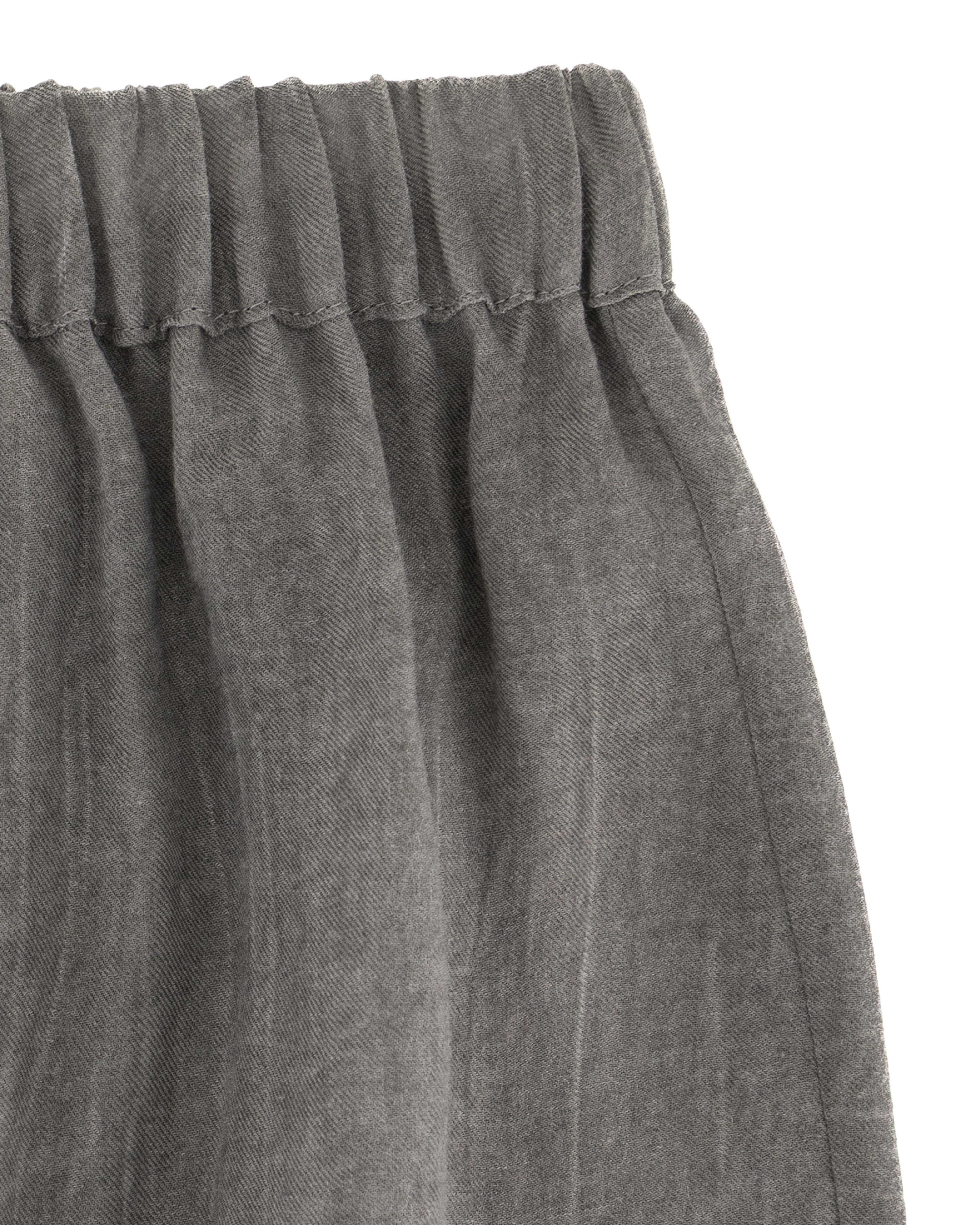 YRIO Wide-Leg Trousers — Warm Stone