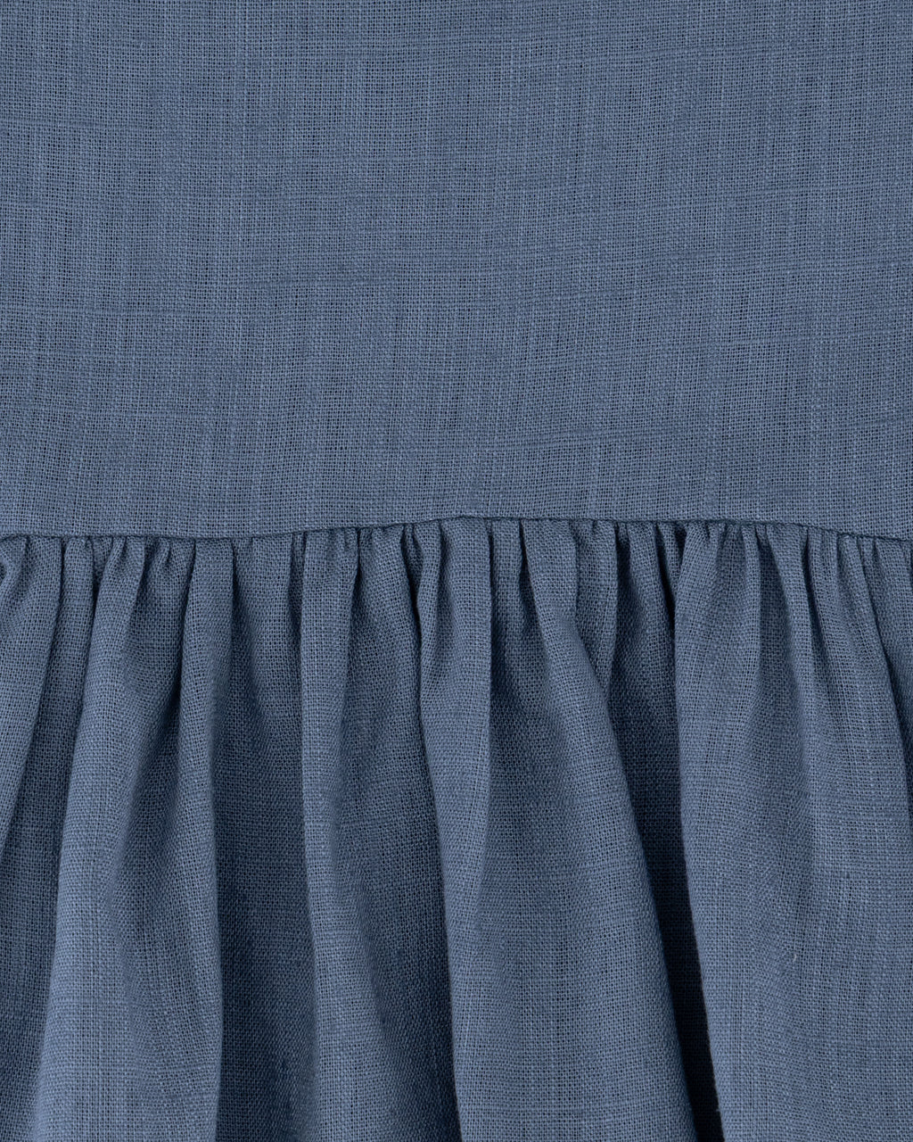 YRIO Tie-Back Dress — Dusty Blue