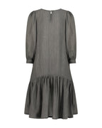 YRIO Asymmetrical Hem Dress —Washed Graphite