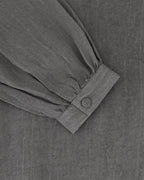 YRIO Asymmetrical Hem Dress —Washed Graphite