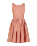 YRIO Cross-Back Dress — Soft Terracotta