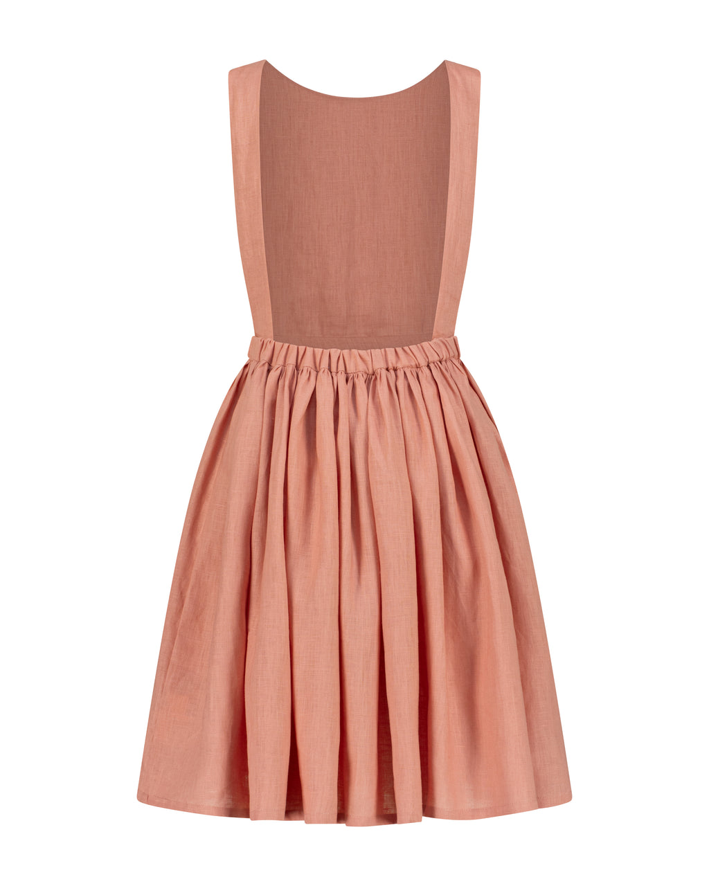 YRIO Cross-Back Dress — Soft Terracotta