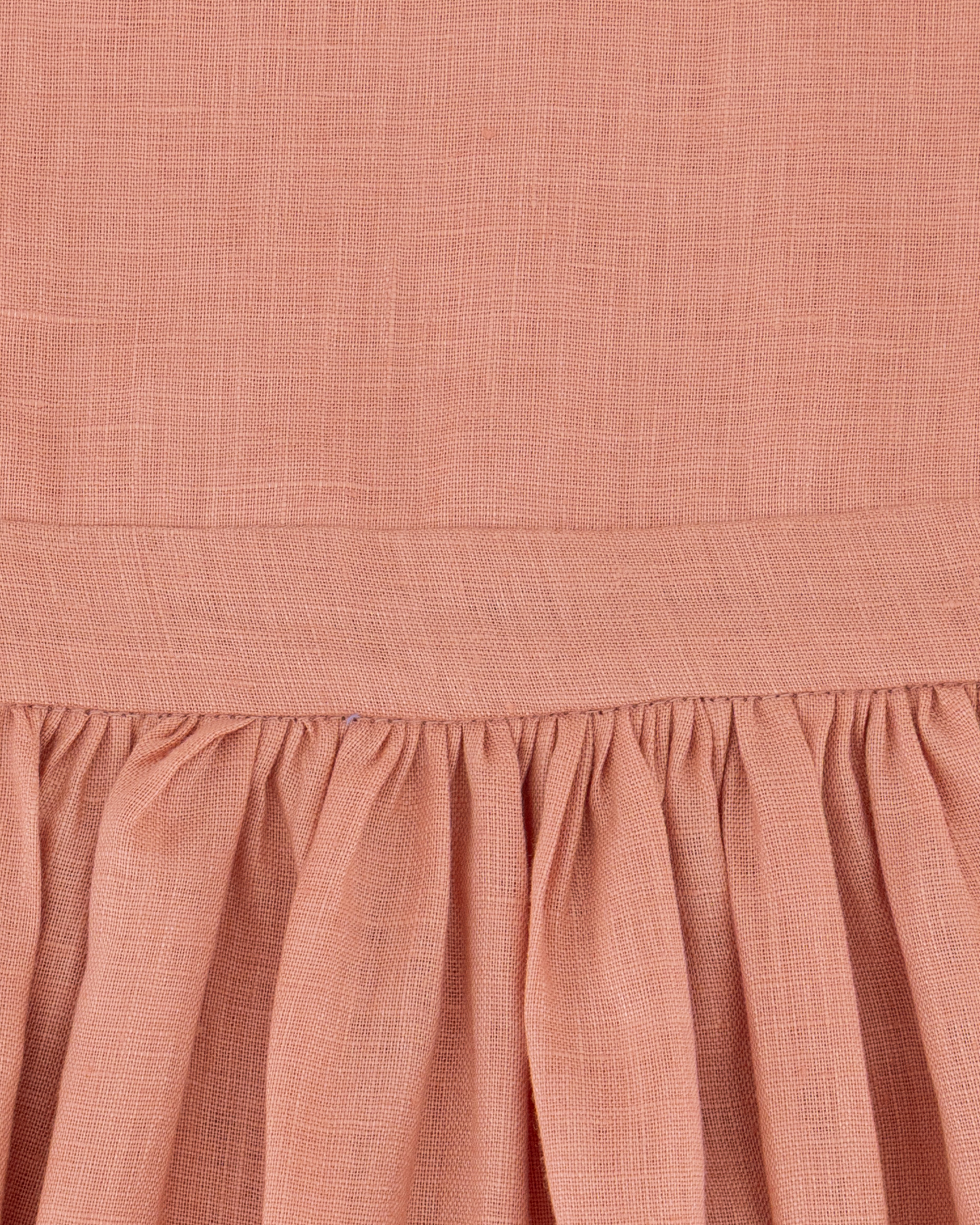 YRIO Cross-Back Dress — Soft Terracotta