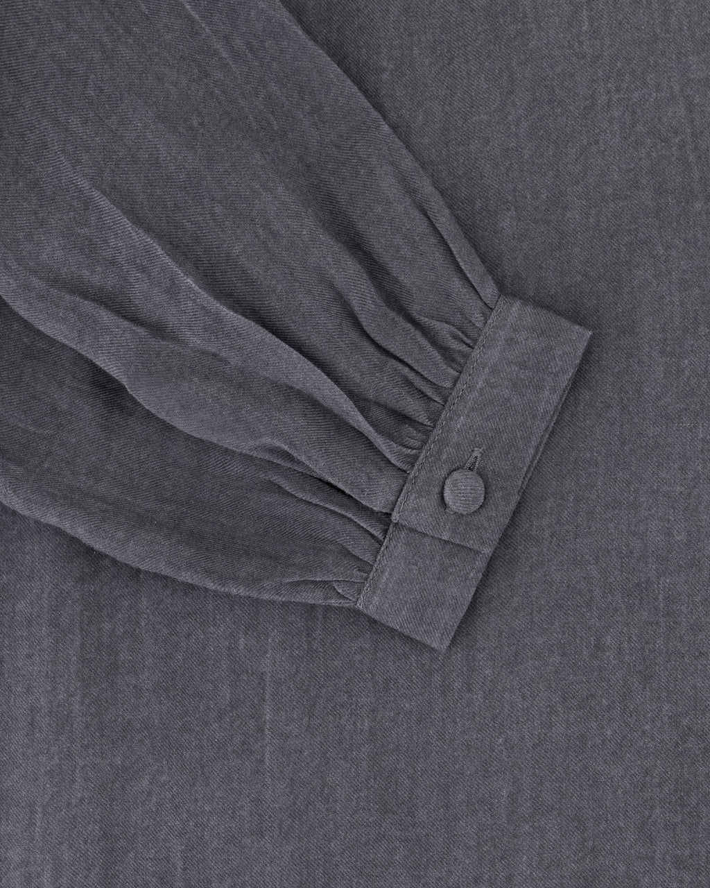 YRIO Asymmetrical Hem Dress — Charcoal Grey