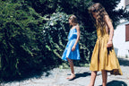 YRIO Tiered Dress — Lavender  Blue