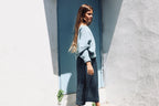 YRIO Wide-Leg Trousers — Coastal Blue