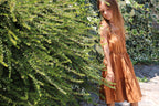 YRIO Tiered Dress — Burnt Caramel